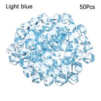 Art Confetti Wedding Ornament Cobblestones Fish Tank Decor Colorful Crystal Ice Cubes Vase Filler Artificial Stones Pebbles