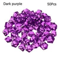 Art Confetti Wedding Ornament Cobblestones Fish Tank Decor Colorful Crystal Ice Cubes Vase Filler Artificial Stones Pebbles