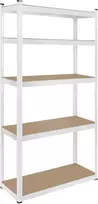 Rebel Regal metalinis žurnalų stovas 180x90x40 baltas Rb-1251w