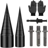Grąžtas Malkų skaldymo rinkinys (sraigtai) 32 mm ir 42 mm su 4 rankenomis