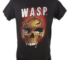 Vintage WASP Band Album Concert Tour Black Tshirt Unisex SXL MM L brown