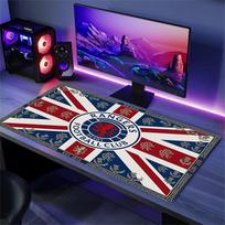 Rangers FC Color Mouse Pad Large Gaming Table Cushion Non-slip Laptop Tablet Big Mousepad XXL Mat Mini PC Playmat With Lock edge 40cmx90cm(15.7x35.4inch)