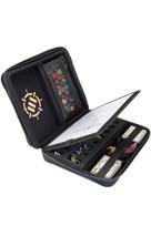 ENHANCE gaming DnD Binder and cleanup are a RPG organizer case with character sheet dice rolling removable pen miniature foam wrist and more Official black