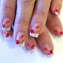 24Pcs Fashion Fake Nails Press on Long Ballet False Nails Art with Flower Design Brown Detachable Full Cover Nail Tips Manicure