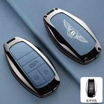 Car Smart Key Fob Case Cover Protector Shell for New Bentley Flying Spur Continental GT Bentayga Mulsanne Key HolderBagShellClip CL7