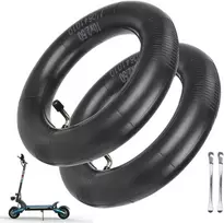 D8l 10 x 2.5 atsarginės vidinės padangos su 90 laipsnių ventiliu, skirtos Nanrobot D4 Plus D6+ Gotrax Gmax Ultra Mantis 10 Pro Se Kugoo M4 Zero 10x Vset Scooter, 2 vnt.