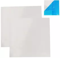 2 vnt. nerūdijančio plieno lakštai 152x152x1 mm, 304l plienas
