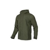Adidas Neo Puffer Jackets Men's Army Green Hooded Moderate Parka Puffer Jacket EI4430 L black