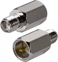 Vecys 4g antenos adapteris Sma female į Fme male adapteris, skirtas 2g 3g 4g Lte antenos maršrutizatoriui Umts mobiliajam plačiajuosčiam Hsdpa Wlan belaidžiam ryšiui (2 vnt.)