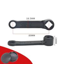 1 Pair Aluminum Alloy Electric Bike Crank Black Central Axis Pedals  Electric Bike Accessories 1