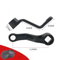 1 Pair Aluminum Alloy Electric Bike Crank Black Central Axis Pedals  Electric Bike Accessories 4
