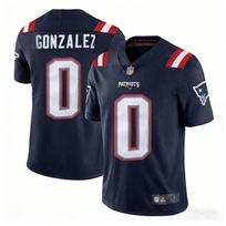 New England Patriots Gonzalez vyriški futbolo marškinėliai 3-os kartos sporto sirgaliaus žaidimo dienos marškinėliai Men's 3rd Gen Blue In Stock