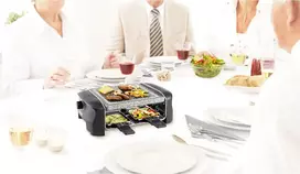 Princess Raclette krosnelė su akmens plokštės griliumi vakarėliams, 4
