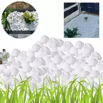 Dekoratyvinis akmuo baltas Thassos graikiškas dekoratyvinis akmenukas 3-6 cm
