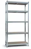 Metalinis sandėliavimo stelažas Mar 150x75x30, 5 lentynos x 150kg