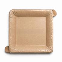 20Pcs Portable Square/Round Peel Plate NonStick Oilproof Cooking Paper Baking Barbecue Plate