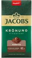 Kavamalė Jacobs Filter Coffee Krönung Kraft, tamsaus skrudinimo, malta kava, skrudinta Vokietijoje, idealiai tinka kavos aparatams ir prancūziškam presui, intensyvumas 7/10, 500g