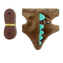 Adjustable Ferret Vest Harness Dinosaur Shape Guinea Pig Safety Vest  Pet Walking ruda