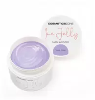 Cosmetic 2K Uv led gelis nagų priauginimui žele ice jelly violet glitter 50ml
