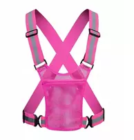Atspindinti bėgimo liemenė su tinkleliu telefonui Ultra Light Vest