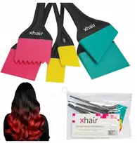 Titania Xhair plaukų dažymo šepetėlių rinkinys silikoninis