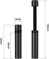 Aliuminio vaizdo plokštės laikiklis, reguliuojamas L (74-120 mm)