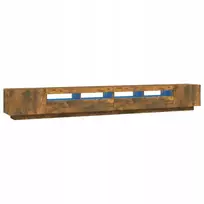 TV staliukas Tv spintelė Led 100x35x40 cm, dūminis ąžuolas