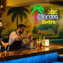 Pakabinamas šviestuvas Piloyinde baro neoninis ženklas beer led ženklas mėlynas ir žalias geltonas neoninis ženklas havajietiška neoninė lempa tinkama baro vakarėlio sienų dekoravimui
