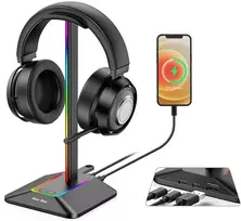Ausinės Ausinių stovas New Bee Z8 su RGB apšvietimu