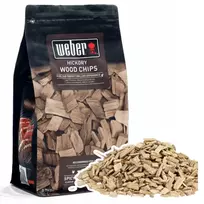 Weber Hickory medžio drožlės 700g - laukinei kiaulienai, jautienai