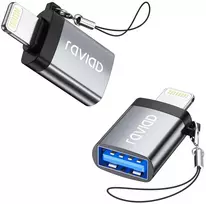 Raviad lightning į usb adapteris, iphone usb atmintinės adapteris kompaktiškas usb 3.0 otg adapteris, skirtas iphone/ipad, palaiko flash atmintinę, šakotuvus, midi klaviatūrą, pelę, klaviatūrą, kamerą, kortelių skaitytuvą