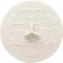 Universalus kamštis fi 105mm Frisby Wirquin voniai, dušo padėklui, baltas