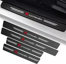 Apsauginiai automobilio slenksčių lipdukai 4 vnt. su Citroen logotipu