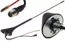 Automagnetola Voice Kraft Stogo antena skirta Skoda, stiprintuvas, jungtis M10x0,75