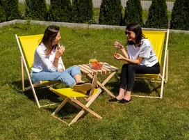 Dendro Medinis gultas, mediniai paplūdimio krėslai, gamintojas
