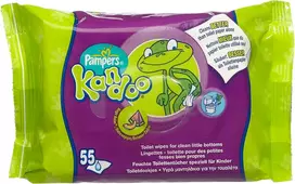 Pampers Kandoo papildymo pakuotė su meliono kvapu, 55 servetėlės (4 pakuotės, iš viso 220 servetėlių)