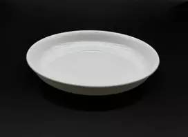 Kimmel lėkštės 14 cm, 6 vnt., baltos, daugkartinio naudojimo, vakarienės lėkštės, plastikiniai indai, stalo reikmenys vakarėliams, vaikiški indai
