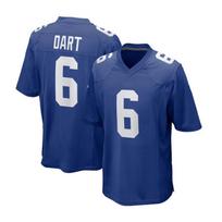 Jaxson Dart 6 New York Giants Football Jersey Mens Embroidered Sports Uniform XXXL