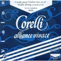 Corelli stygos smuikui Alliance E plieninė su kilpele; Medium