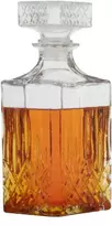 Whiskey grafinas su kamščiu 900 ml viskio dekanteris butelis stiklinis grafinas konjakui škotiškam brendžiui chereso stiklinis uždarymas kontūrai a x p x g 23,5 x 9 x 9 cm