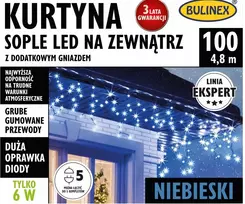 Šviesos užuolaida Bulinex varvekliai 51 - 100 lempučių 75-656 m.su