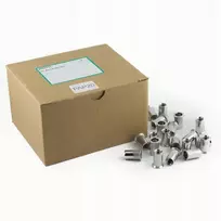 Kniedė veržlė, atlenktas kraštas, Inox A2, M10, 10 vnt.