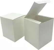 10 vnt. dovanų dėžutės vestuvėms, krikštynoms, gimtadieniams (12x12x8 cm)