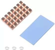 M.2 Ssd Aušintuvas 32x18x4mm su Termo Juosta