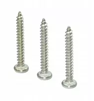 Nerūdijančio plieno sraigtai 3,9x25 mm, Din 7981 A2, 10 vnt.