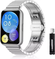 Apyrankė Huawei Watch Fit 2, nerūdijančio plieno, sidabrinė