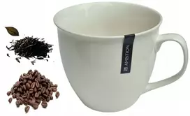 Ambition didelis porcelianinis baltas puodelis arbatos kavos puodeliai baltas 550 ml