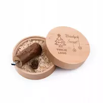 Medinis Usb 3.0 64gb atmintukas su graviravimu