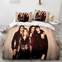 Maneskin Damiano David Bedding Set Pillowcase rock band Maneskin Quilt Cover Gift for Rock Band Enthusiasts 70x133cm 2pcs