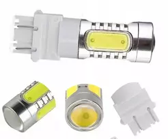Led lemputė T25 P27w/7w 3157 40w Silicon 12v Canbus balta ultra balta